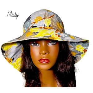 Wide Brim Bucket Hat